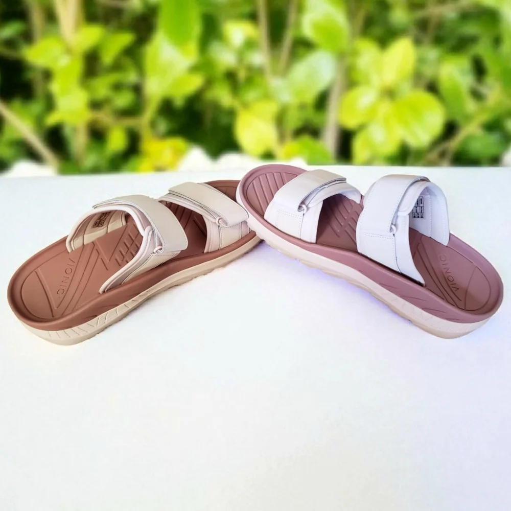 Vionic Slides Renewal Adjustable Recovery Slide Sandals Womens 14 Mens 12.5 Shoe
